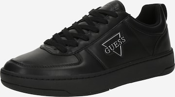 Sneaker bassa 'VENKO' di GUESS in nero: frontale