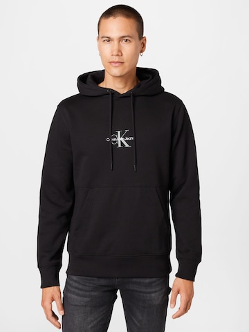 Calvin Klein Sweatshirt in Black: front