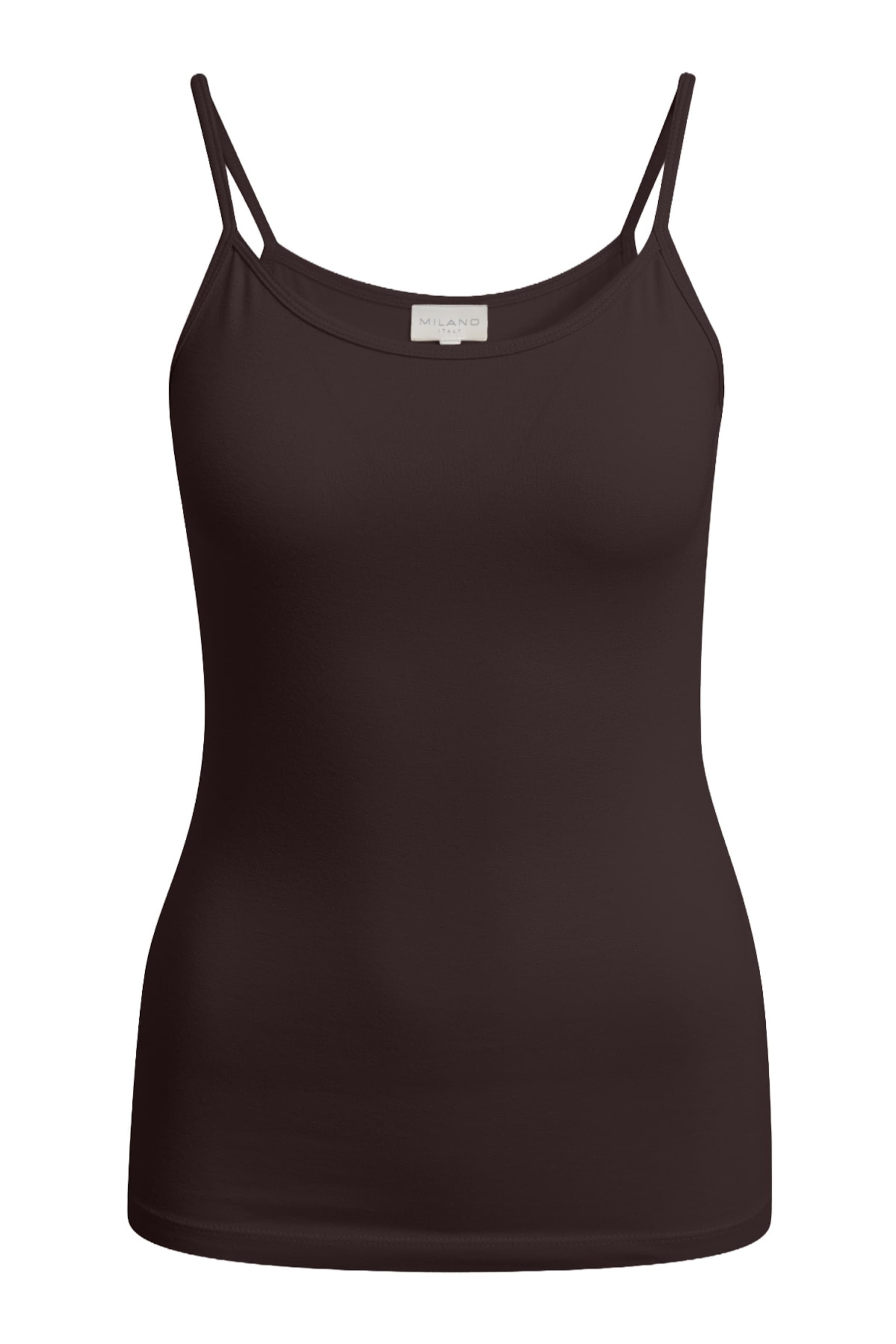Milano Italy Top in Brown: front