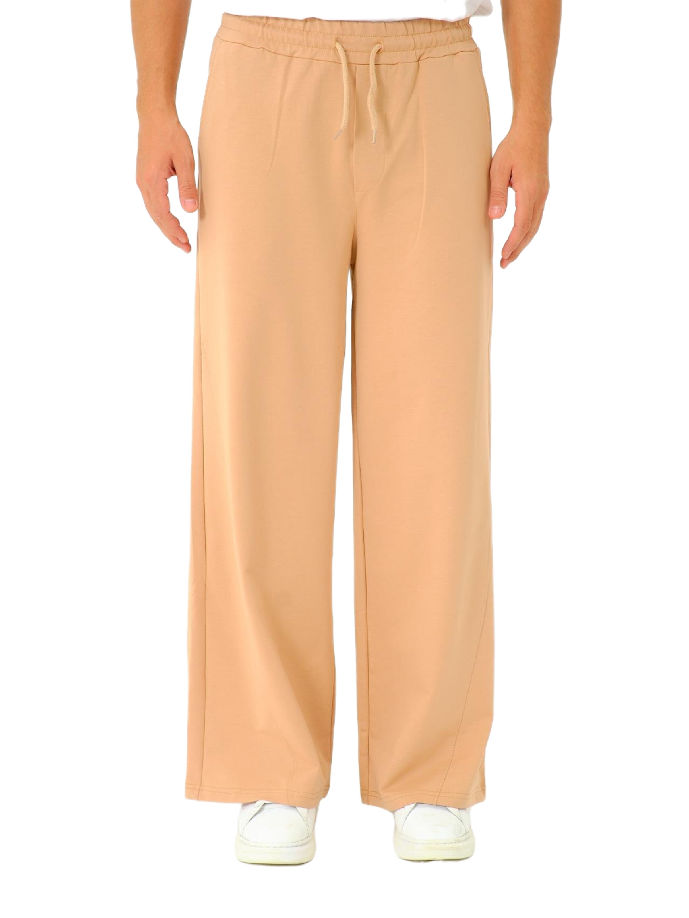 C&City Wide leg Trousers in Brown: front