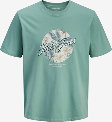 JACK & JONES Paita 'JJHONOLULU' värissä vihreä: etupuoli