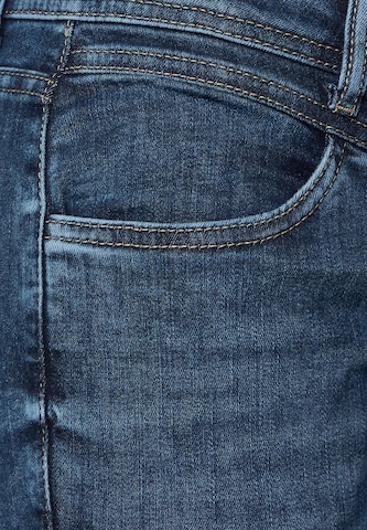 STREET ONE Slimfit Jeans 'QR Jane' in Blau