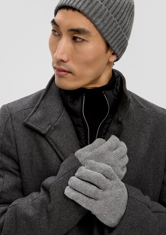 s.Oliver Full Finger Gloves in Grey