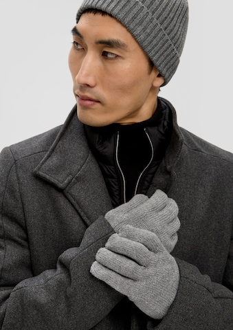 s.Oliver Full finger gloves in Grey