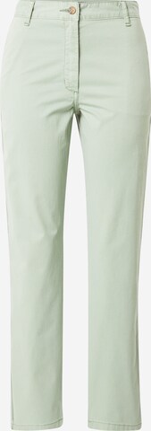 Regular Pantalon chino Marks & Spencer en vert : devant