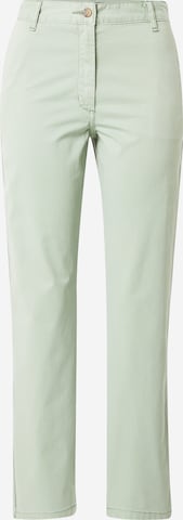 Regular Pantalon chino Marks & Spencer en vert : devant