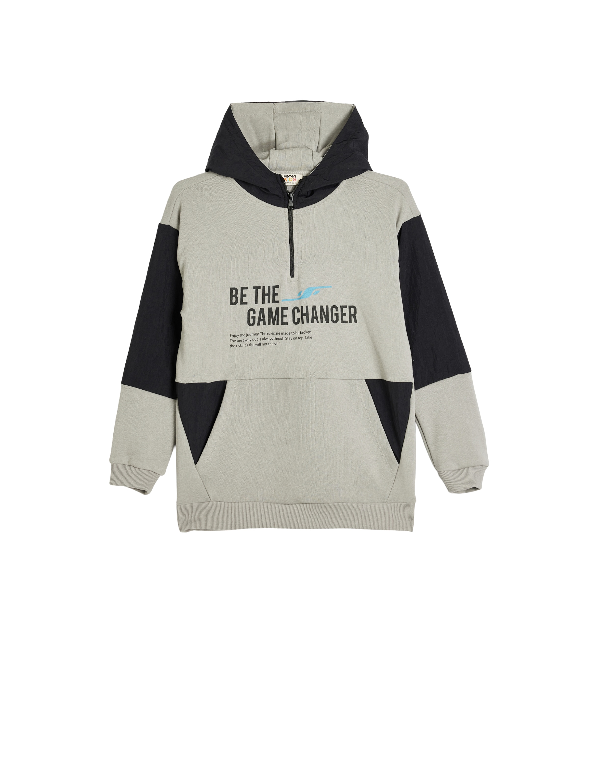 Koton Sweatshirt in Grijs: voorkant