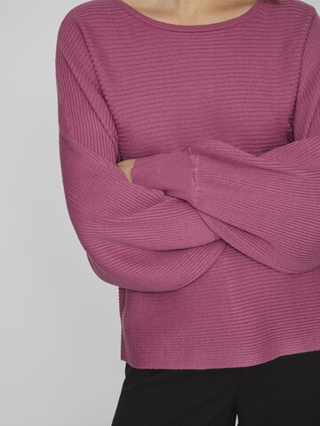 VILA Sweater in Purple