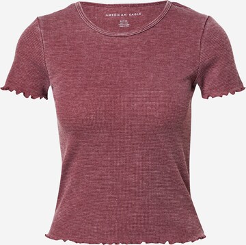 American Eagle Shirt in Red: front