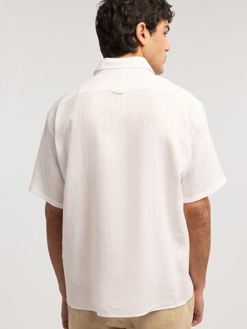 Trussardi Regular fit Button Up Shirt in White