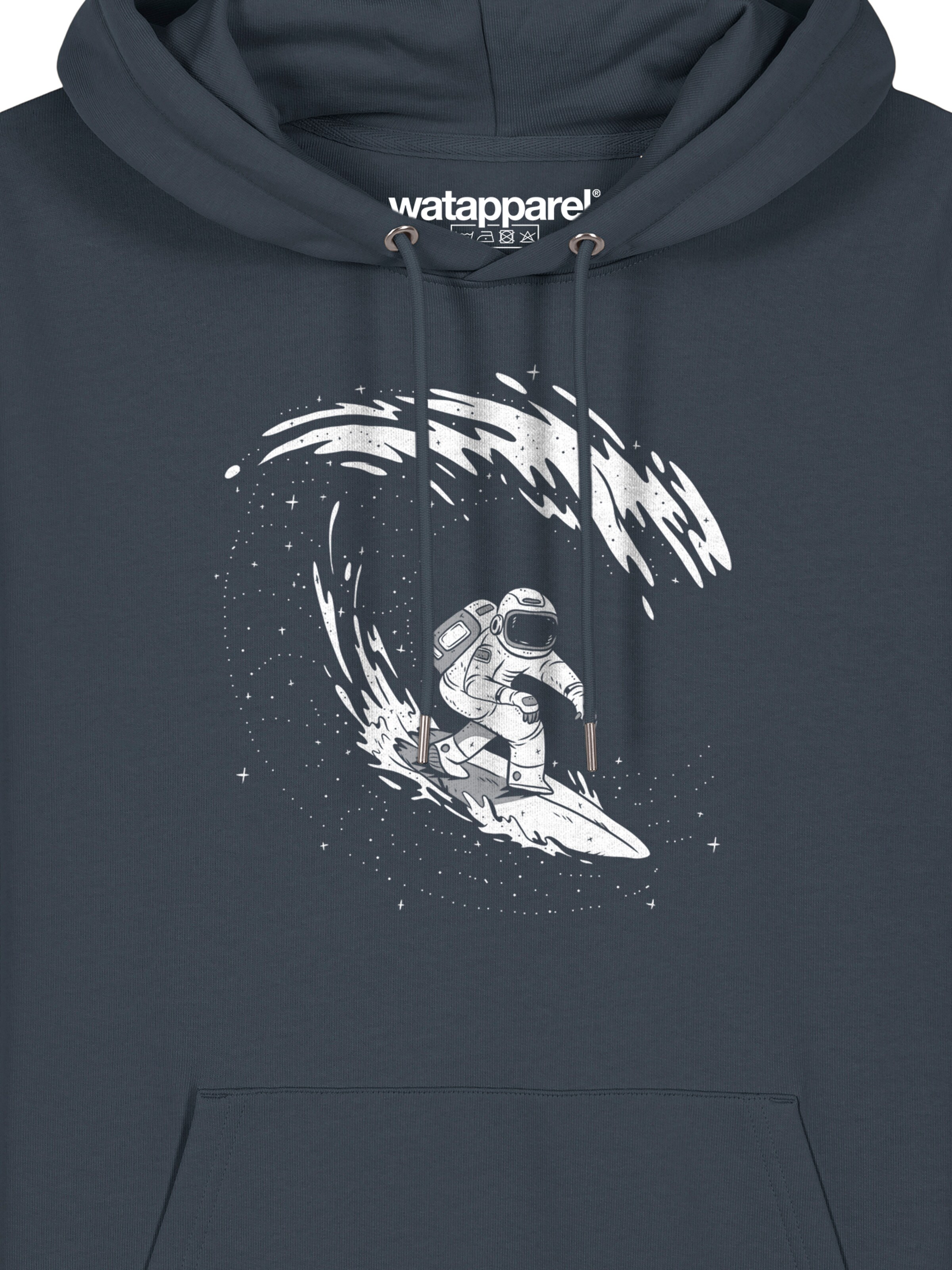 Felpa ' Surfing Spaceman ' di Watapparel in grigio