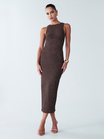 BWLDR Kleid in Braun: Vorderseite