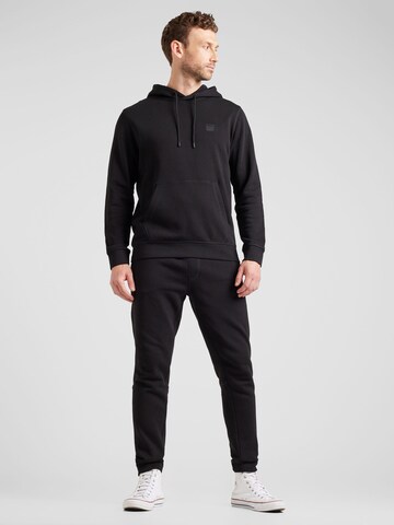 Effilé Pantalon ' Sestart ' BOSS en noir