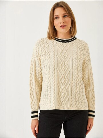 Bianco Lucci Pullover in Beige