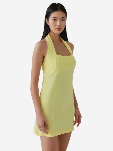 Robe de cocktail Hiccup en jaune