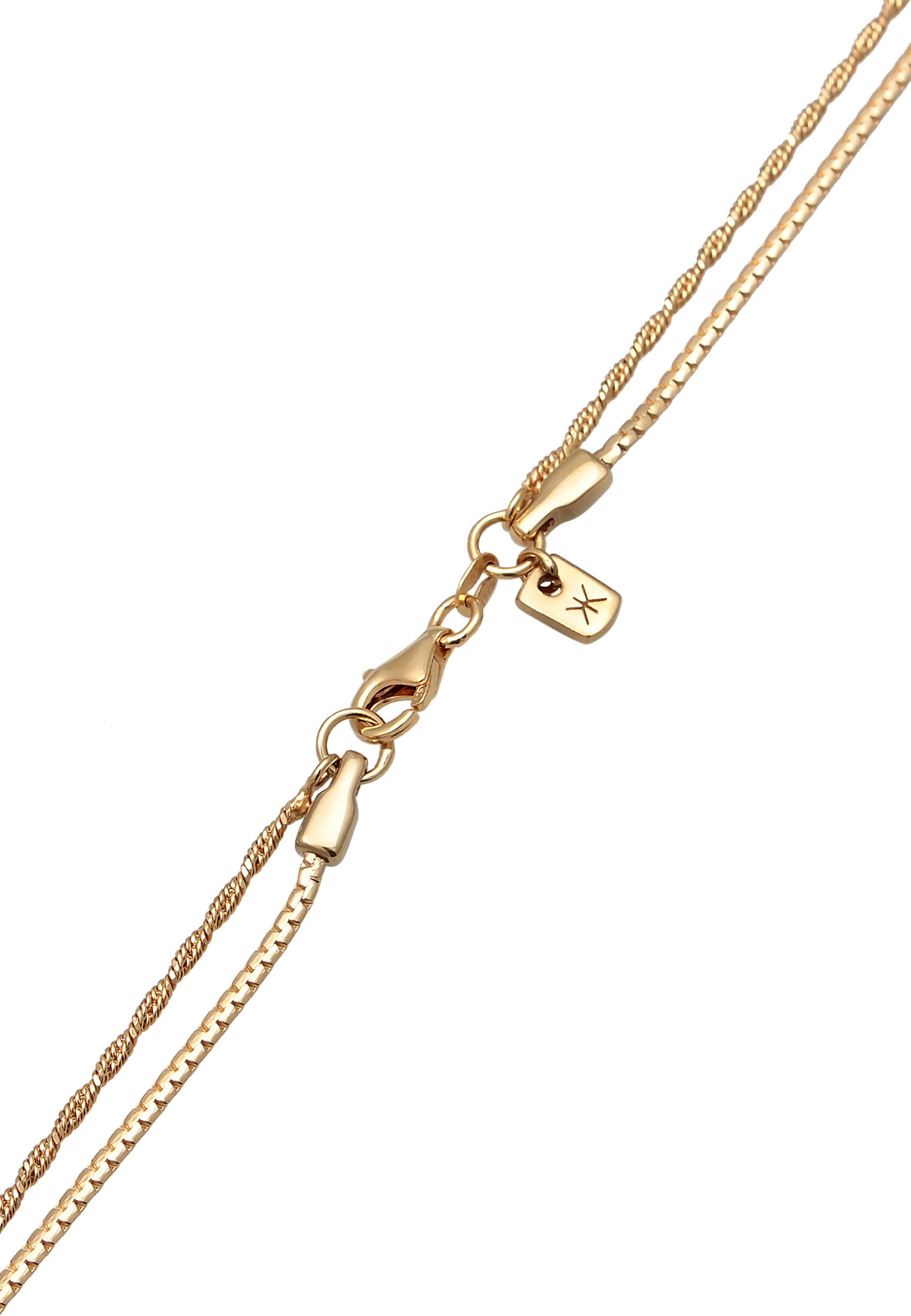 KUZZOI Necklace 'Kreuz' in Gold