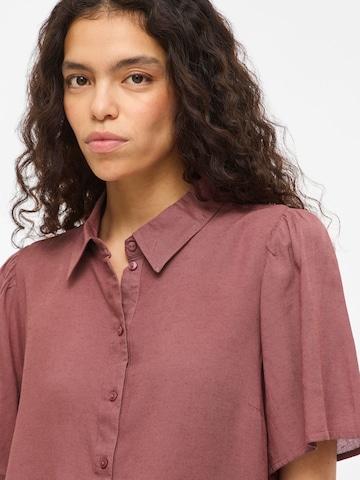 VILA Blouse 'VIPricil' in Brown