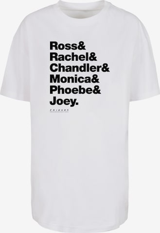 T-shirt 'First Names' F4NT4STIC en blanc : devant