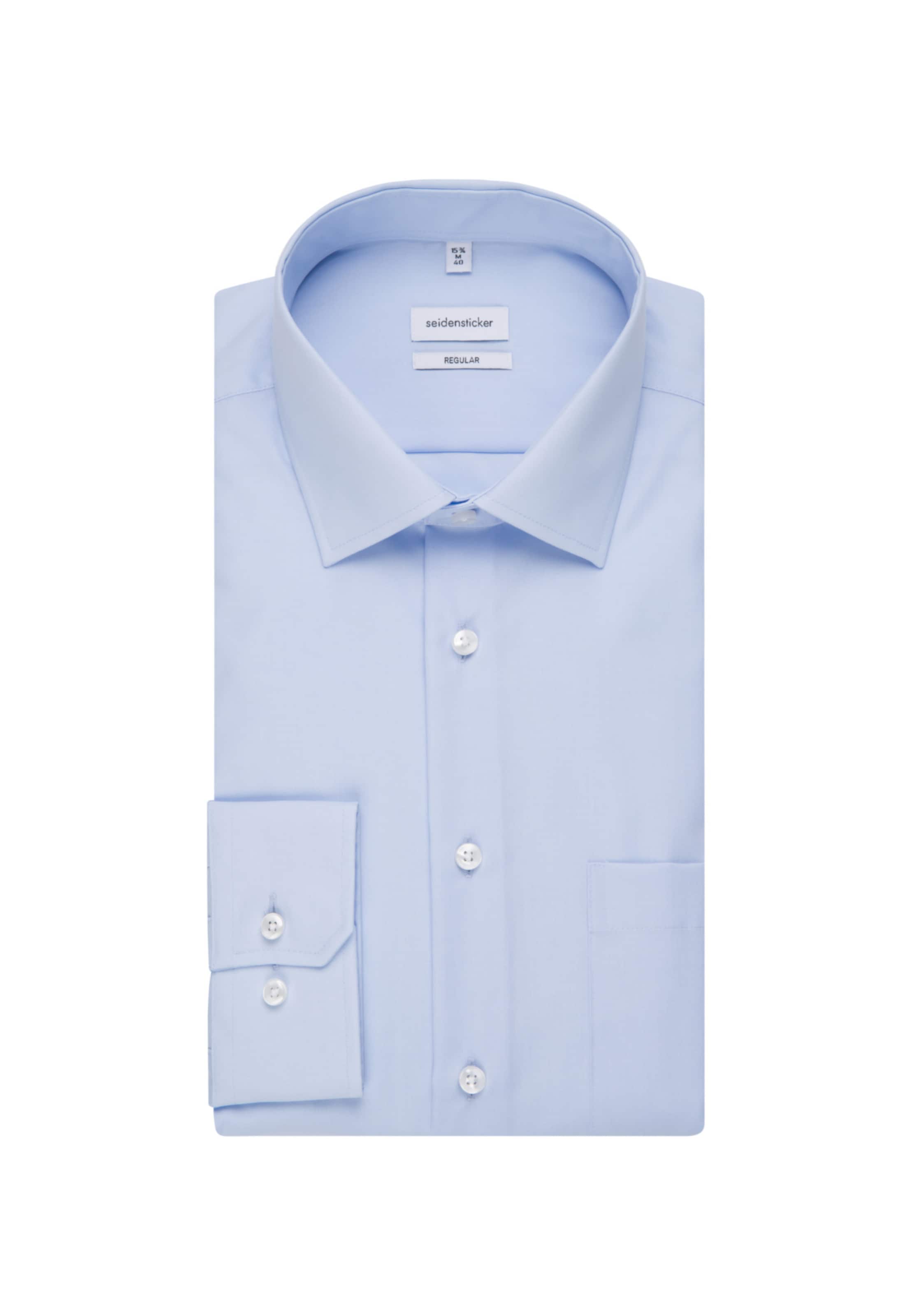 SEIDENSTICKER Regular Fit Hemd in Blau