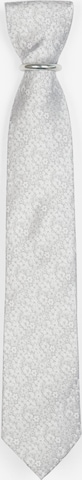 Cravate Real Guys en argent : devant