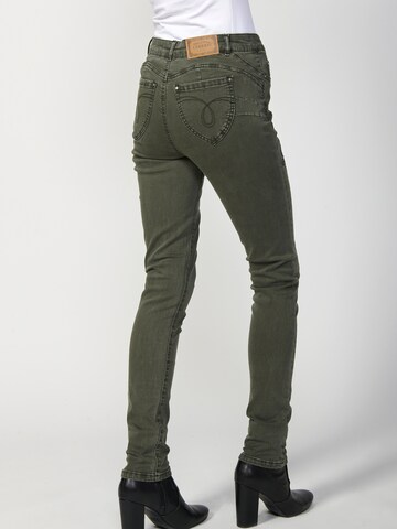 KOROSHI Slimfit Jeans in Grün