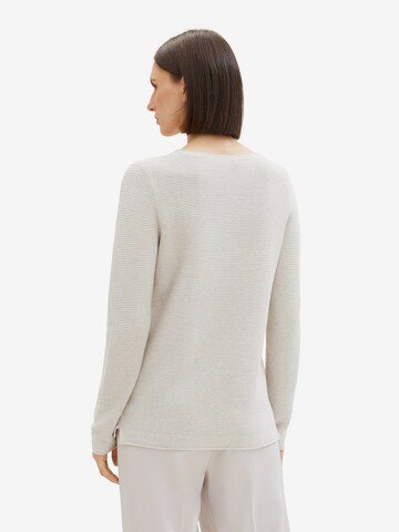 TOM TAILOR Sweater in Beige