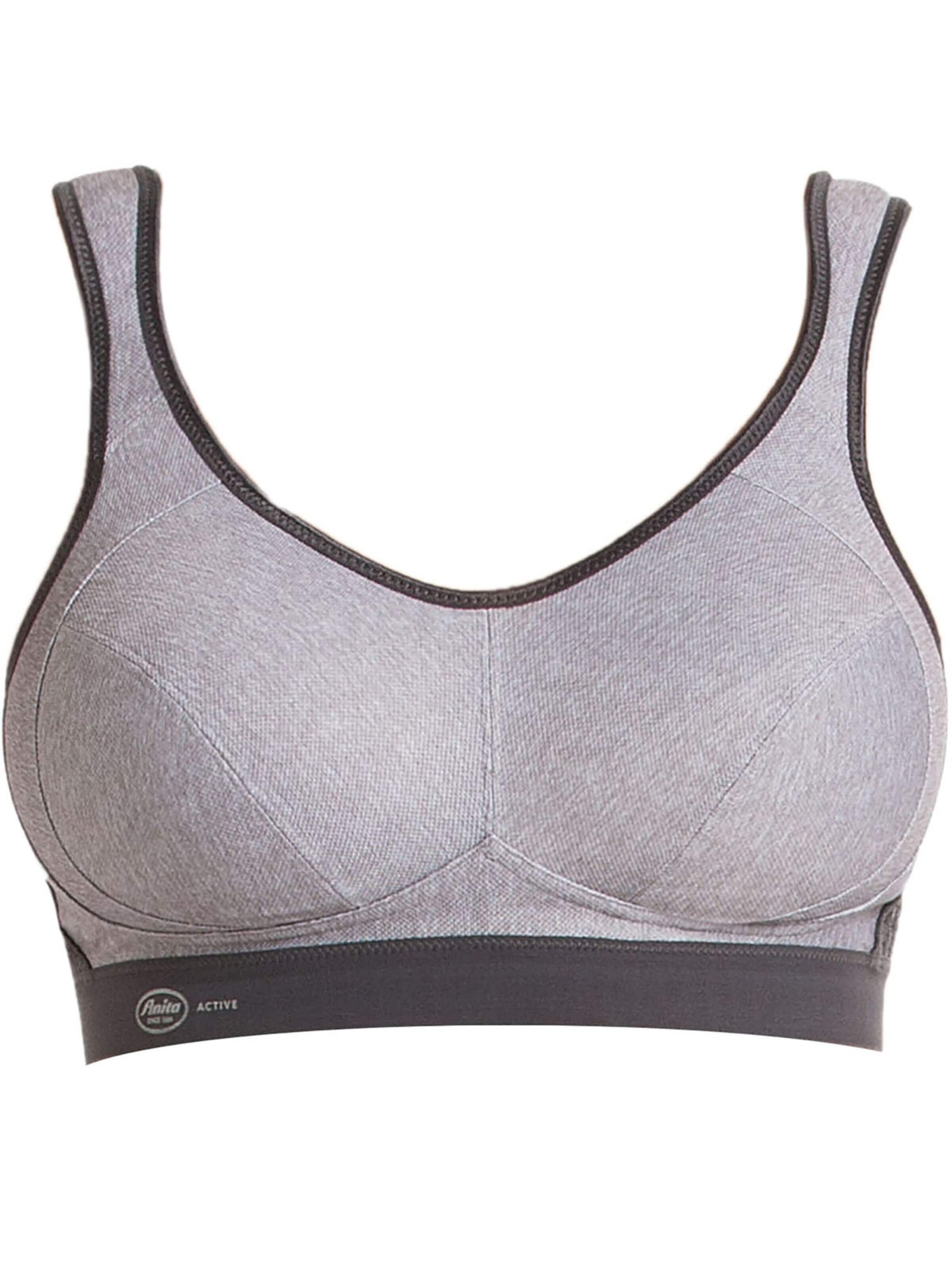 ANITA Bustier BH 'extreme control'‌ in Grau: Vorderseite