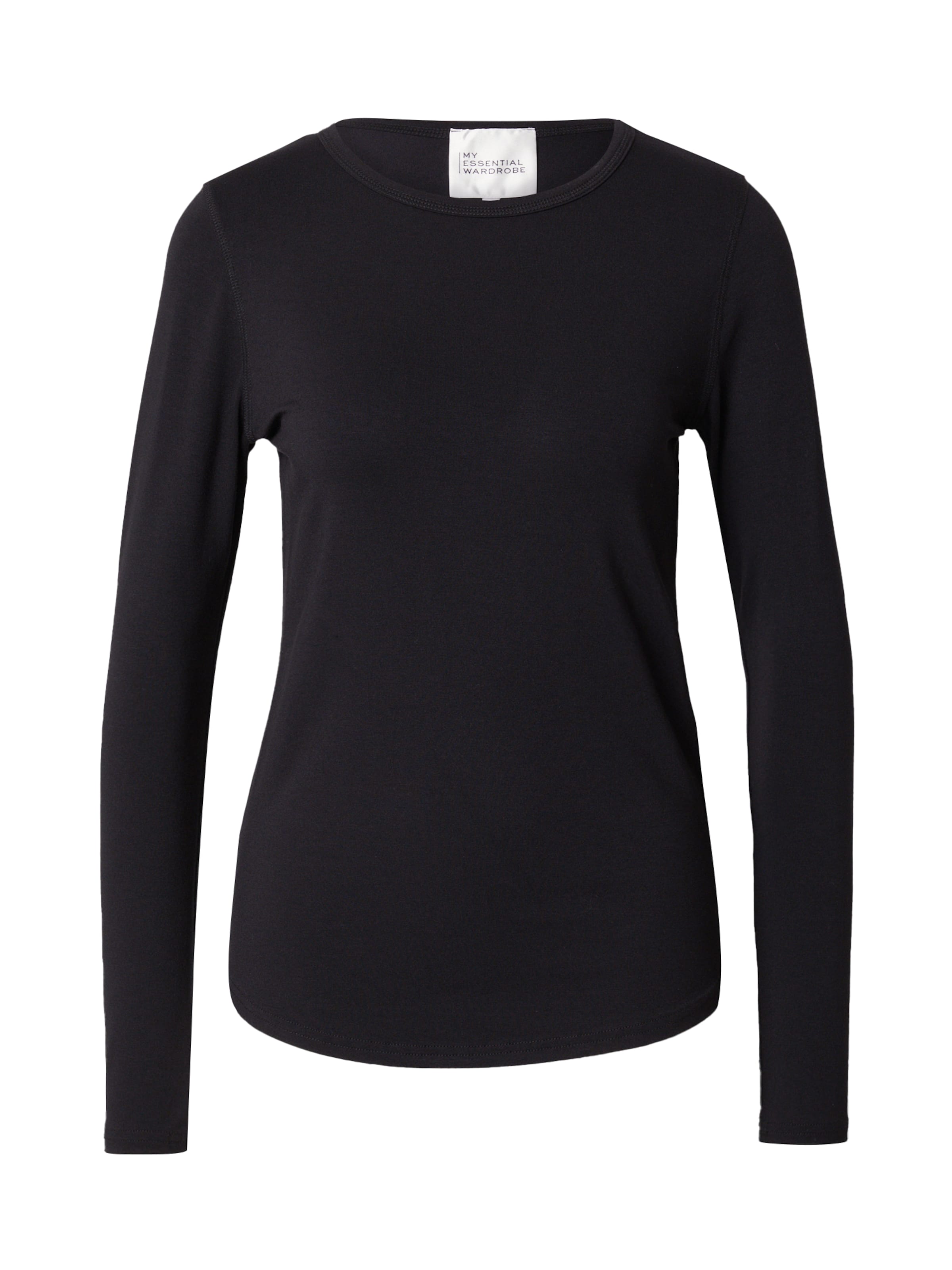 My Essential Wardrobe Shirt in Black: front