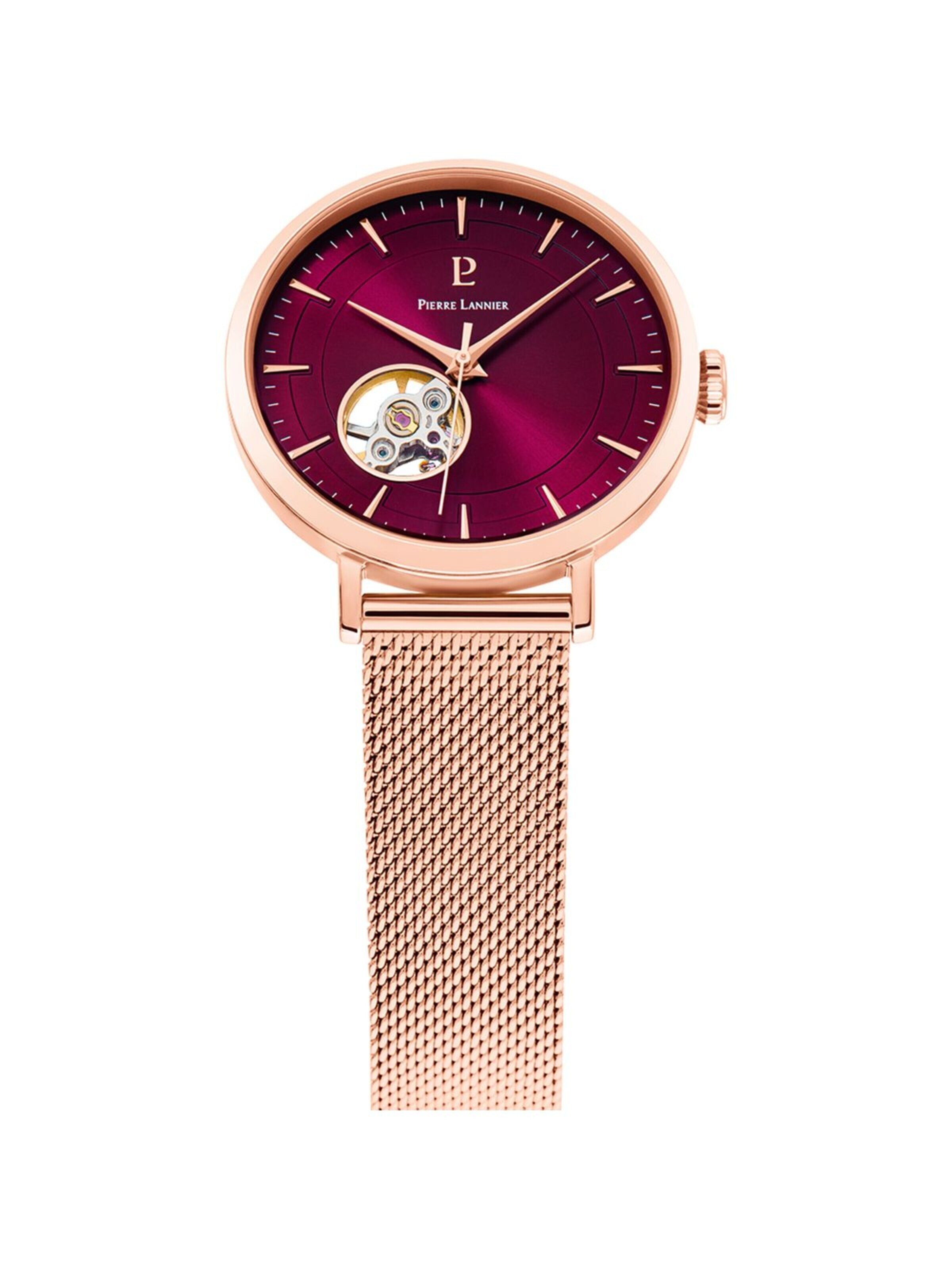 Montre à affichage analogique 'Pierre Lannier - Automatic watch Automatic - Automatic watch movement - Watch case width: 35 mm' Pierre Lannier en rose
