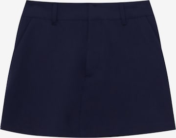 Pull&Bear Rok in Blauw: voorkant