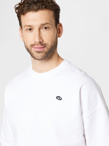 DIESEL Sweatshirt 'DOVAL' in Wit