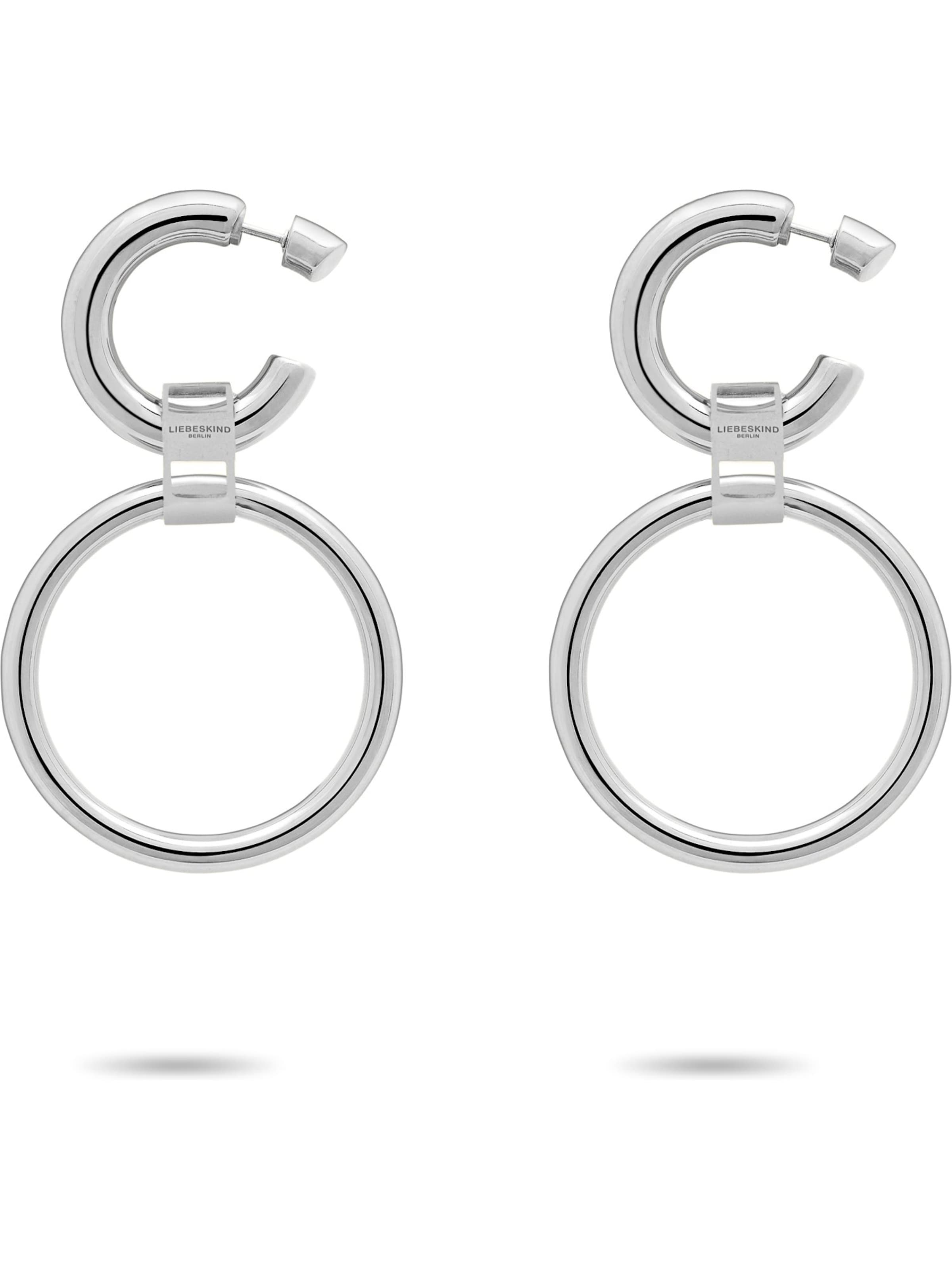 Liebeskind Berlin Oorbellen in Zilver: voorkant