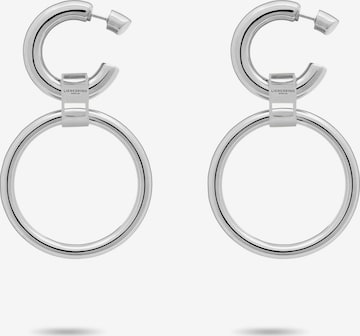 Boucles d'oreilles Liebeskind Berlin en argent : devant