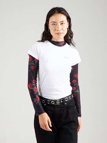 Pepe Jeans T-shirt i vit: framsida