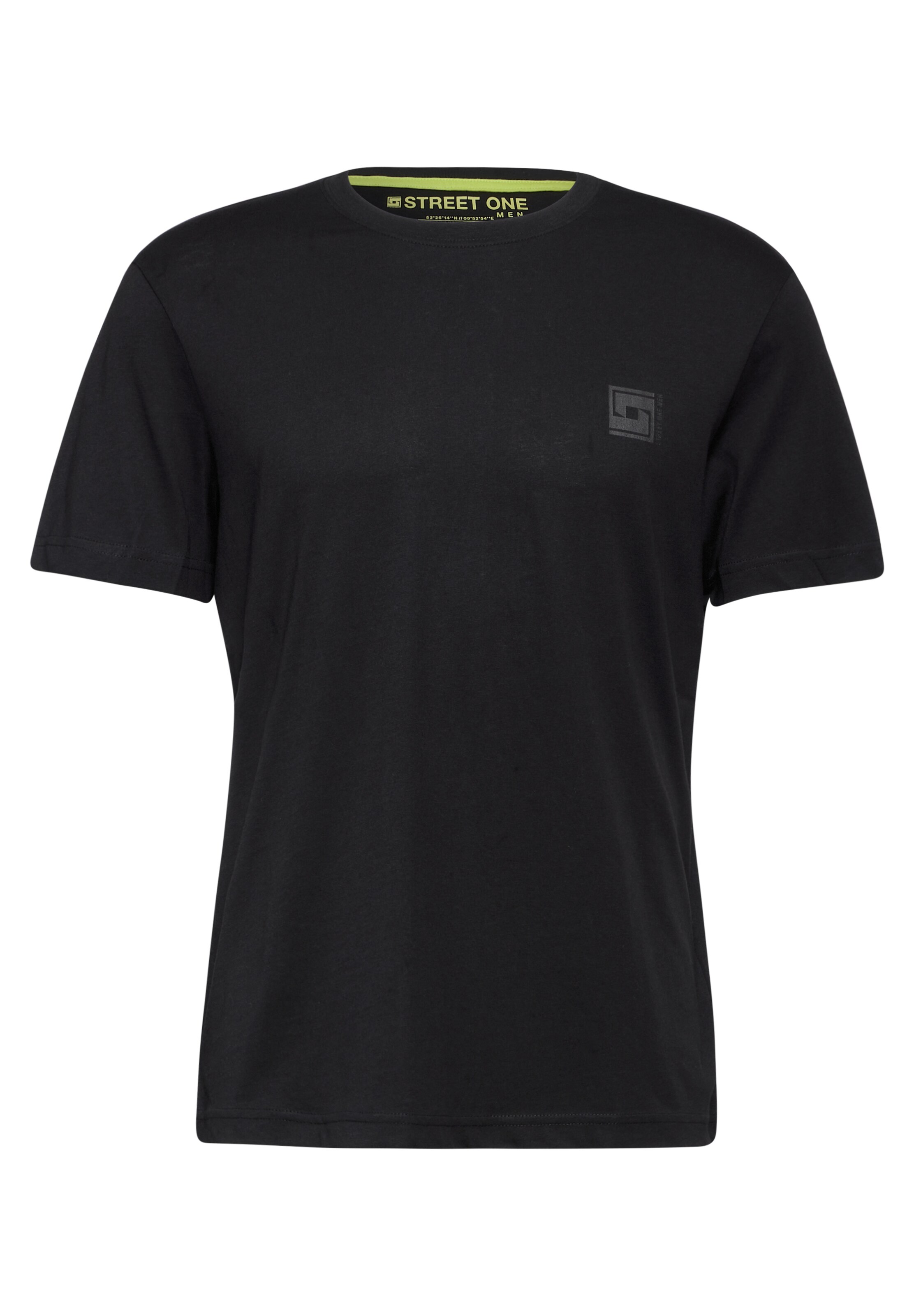Street One MEN Shirt in Black: front