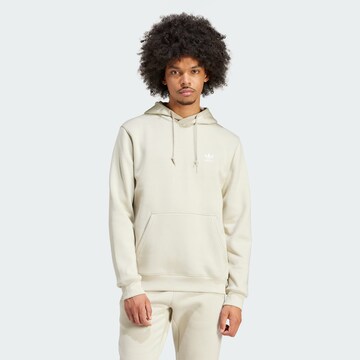 ADIDAS ORIGINALS Μπλούζα φούτερ 'Trefoil Essentials' σε μπεζ: μπροστά