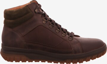 MEPHISTO Lace-Up Ankle Boots in Brown