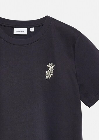 COMMA Shirt in Blauw