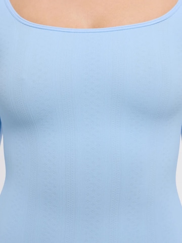 cfab Shapingbody 'Longsleeve Bodysuit Sculpting Shapewear with String' in Blauw