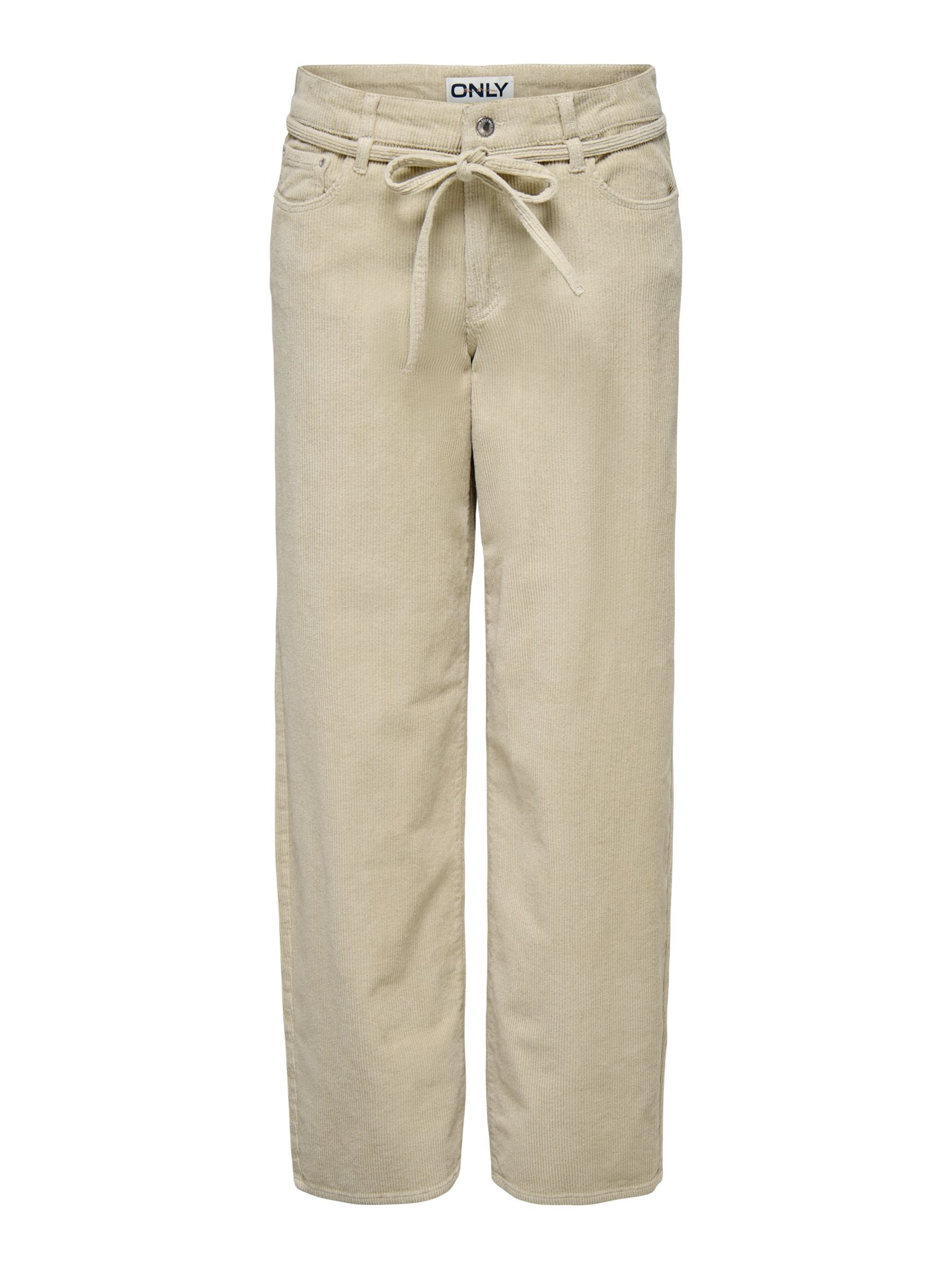 ONLY Loosefit Bukser 'ONLGianna-Global' i beige: forside