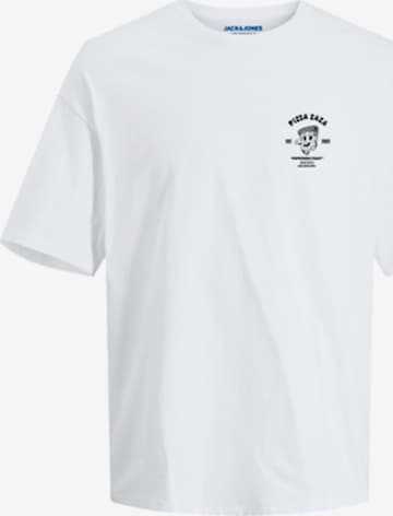 T-Shirt 'Noodle' JACK & JONES en blanc : devant