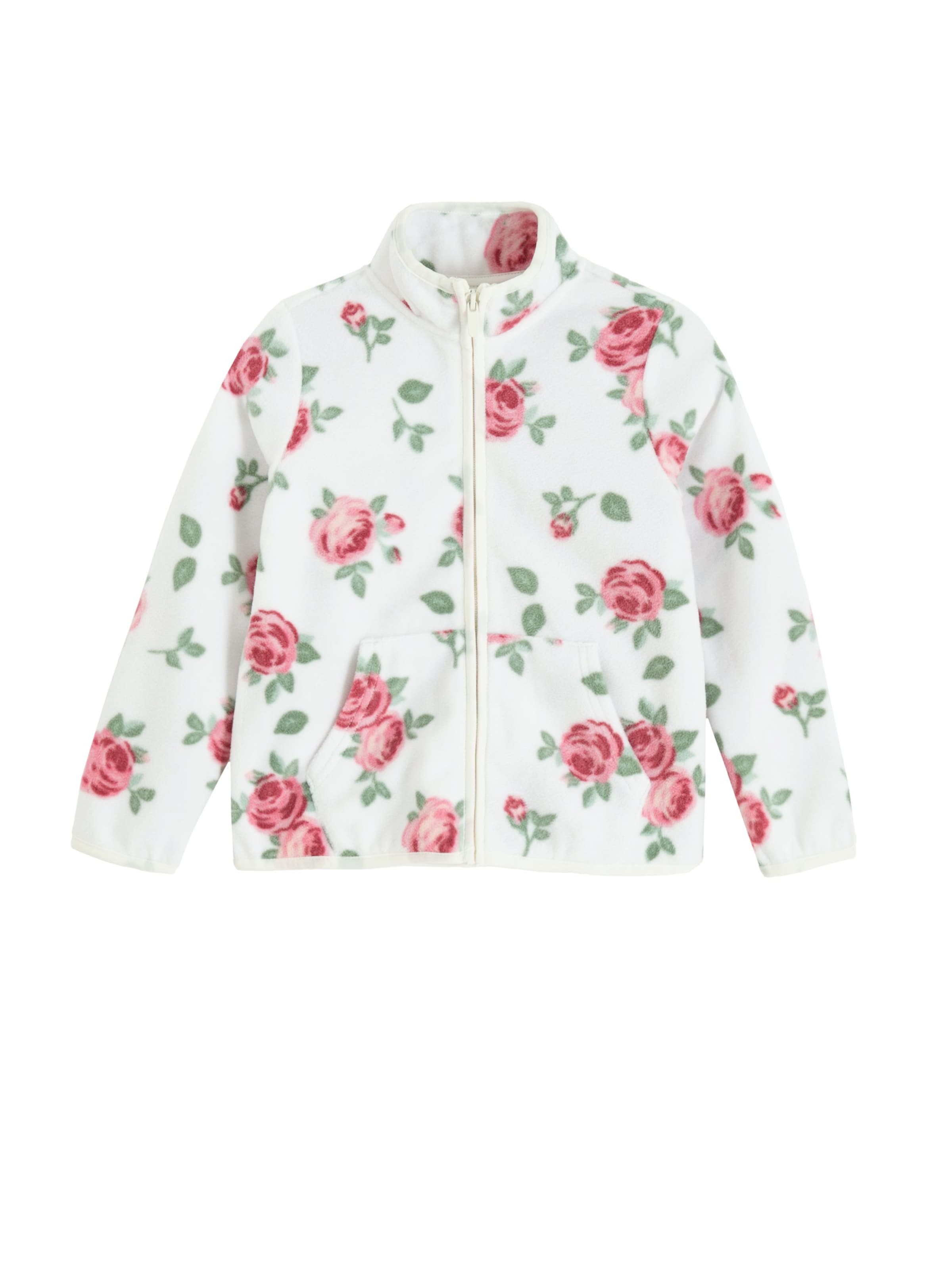 Cool Club Fliisjakk, värv valge: eest vaates