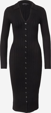 GUESS Трикотажное платье 'MIRANDA' в Черный: спереди