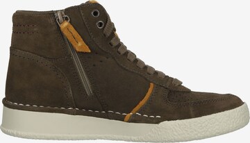 CLARKS High-Top Sneakers in Green