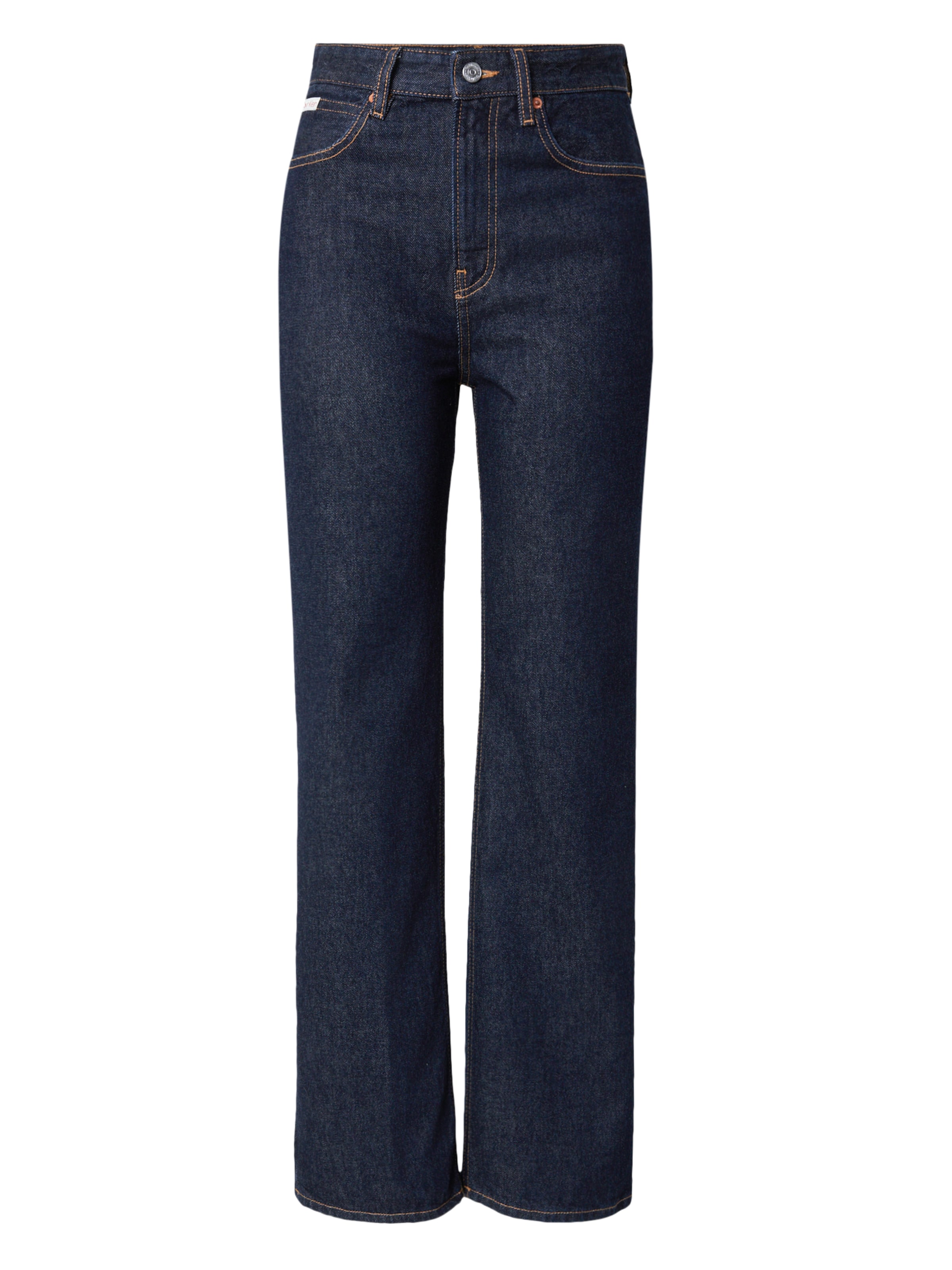 mėlyna Calvin Klein Jeans Platėjantis Džinsai: priekis