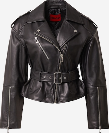 HUGO Red Between-Season Jacket 'Laya' in Black: front