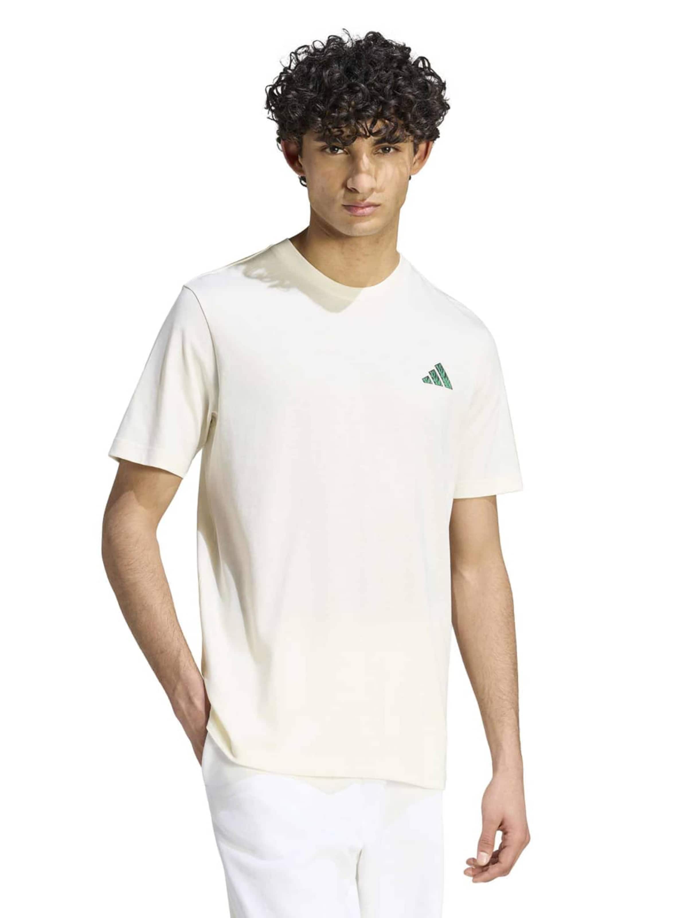 T-Shirt fonctionnel 'TST PST' ADIDAS SPORTSWEAR en blanc