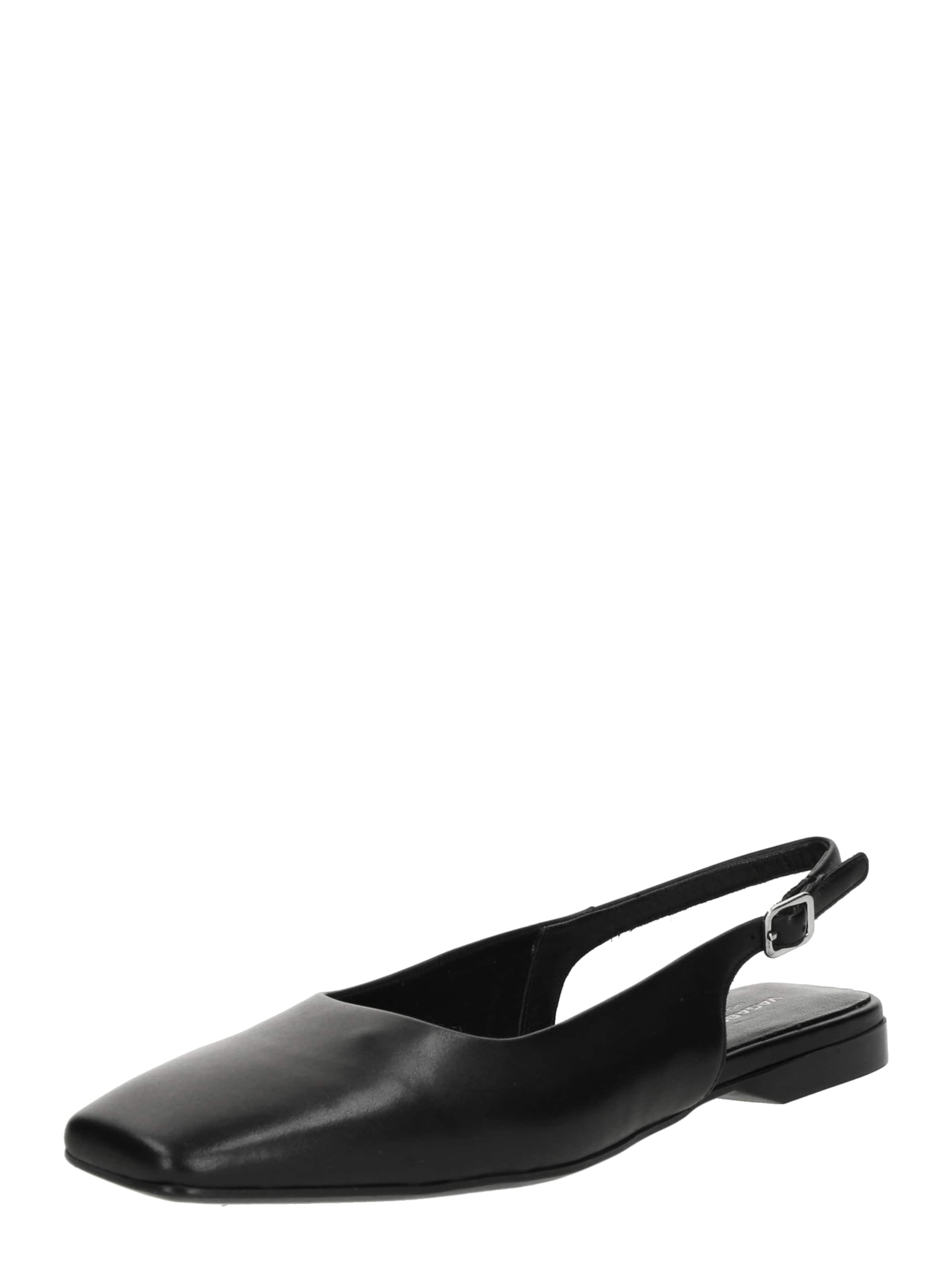 melns VAGABOND SHOEMAKERS Balerīnas ar siksniņu 'DELIA': no priekšpuses