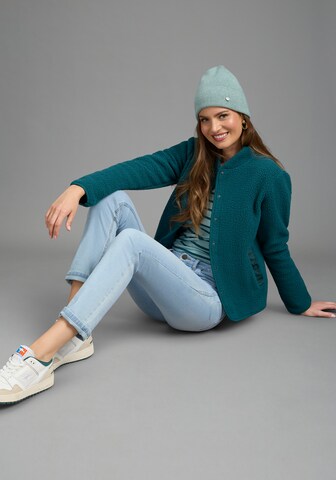 POLARINO Fleecejacke in Grün