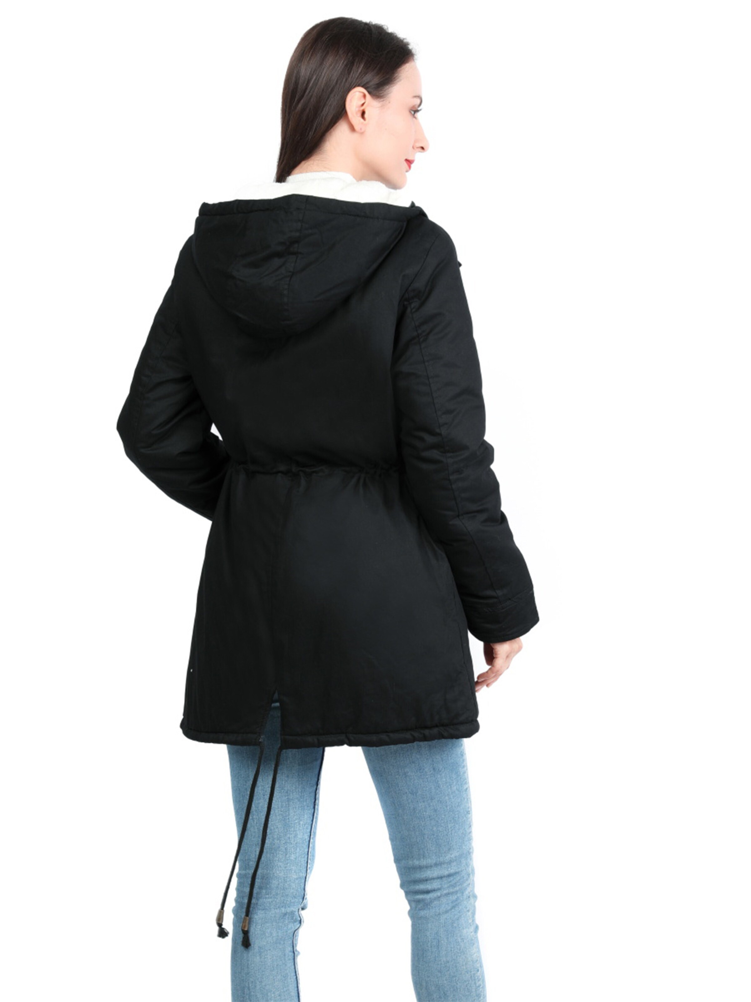 YOUTHUP Winter Jacket in Black